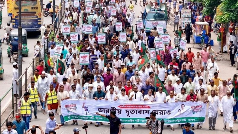 দাবি না মানলে ভারতীয় দূতাবাসকে লাল কার্ড দেখানো হবে: জাগপা